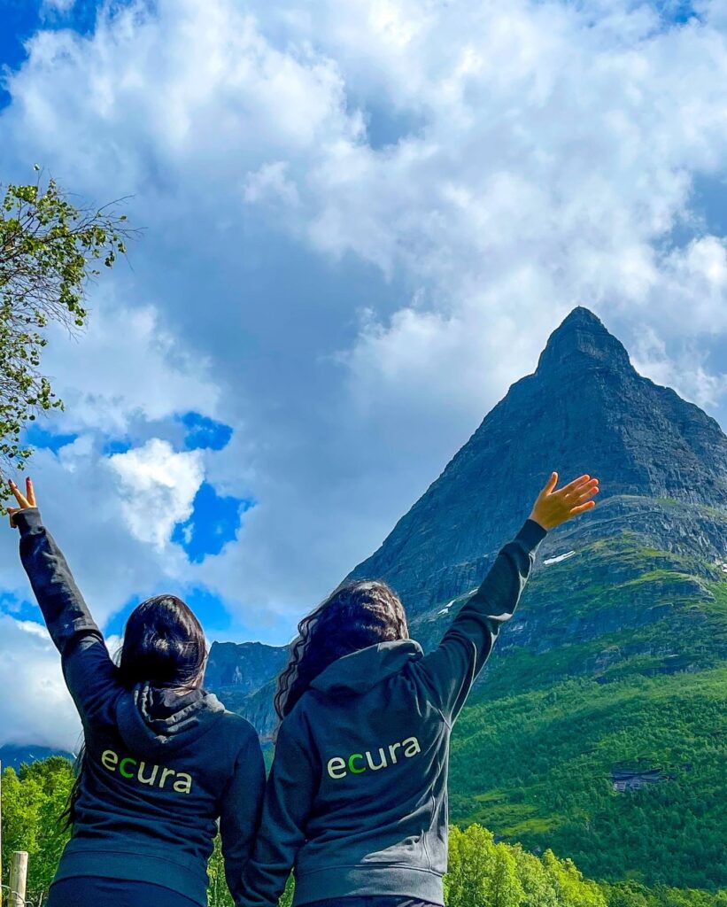 Enfermeras de Ecura disfrutando de la naturaleza en Noruega